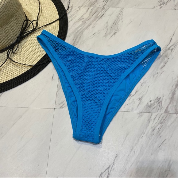 fishnet swim bottoms